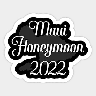 Maui Honeymoon 2022 – Marriage Design Sticker